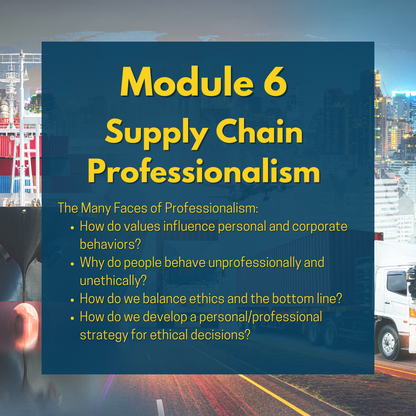 Supply Chain Professionalism